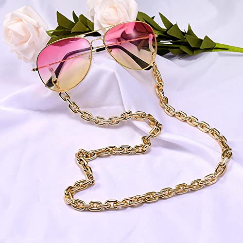 Brillenkette Sonnenbrillen Kette Hals Damen Vergoldet Acryl Chic 72Cm Mode Anti Rutsch Lesebrillenband 1