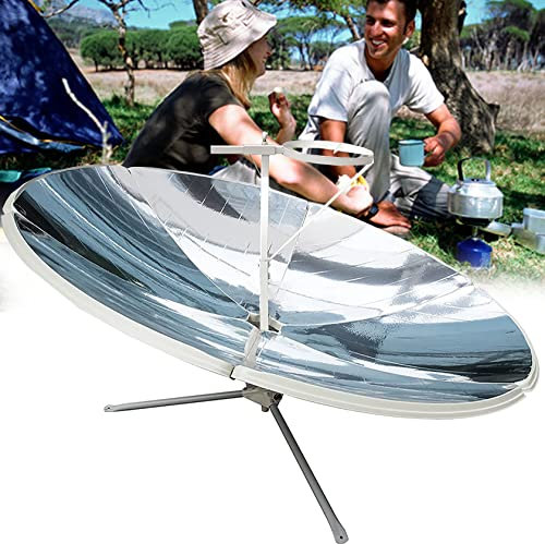 XDLYWUZIQ Cuisinière Solaire Concentrée, Réchauds D'extérieur, Four Solaire De Camping Parabolique, Réchaud Solaire pour Pique-Nique Barbecue en Plein Air, Cuisson sans Feu électrique Ni Gaz