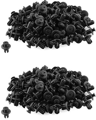 Booso - Pinza de fijación de remaches de plástico para agujero de coche, 240 x 8 mm, pinza para pasadores de seguridad para parachoques