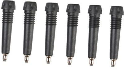 BRIGHTFUFU 6-teiliges Set Spitzen Für Wanderstöcke Aus Gummi Spazierstock Gummispitzen Tipps Für Spazierstöcke Tipps Für Trekkingstöcke Krücken Wolfram Stahl