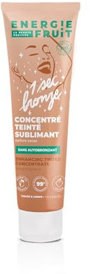 ENERGIE FRUIT | CONCENTRE TEINTE SUBLIMANT CERTIFIE BIO | Sans autobronzant DHA | Nacres et pigments naturels | Corps et visage | 100ML