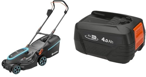 Gardena Akku-Rasenmäher PowerMax 37/36V P4A Ready-to-Use Set & System Akku P4A PBA 18V/72: Zubehör für viele Gardena Gartengeräte