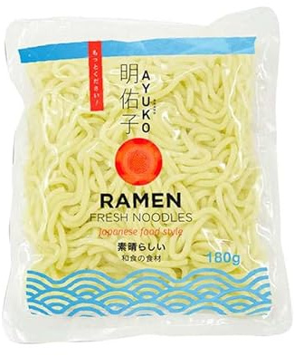 Fideos ramen frescos precocidos 180 g Pack 5 unidades textura elástica para sopa ramen yakisoba y salteados listos en 2–3 min