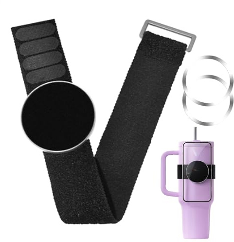 Lunaobrik Telefonhalter Für Wasserflaschen - Magnetischer Telefonhalter Für Flasche, Für Fitnessstudio Telefonhalter Für Sportflasche | Gurt Für Gym Flasche, Bequem