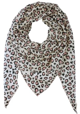 fashionchimp Dreieckschal für Damen in Musselin-Qualität, hochwertiger Motiv-Druck, Sommer-Halstuch - Made in Italy