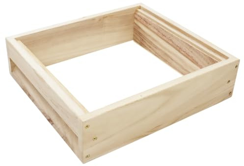 Deutsch Normal Halbzarge (46,50 X 42 cm) für Deutsch Normal 10er Beuten Imkerei Imker Bienen, Ohne Rähmchen
