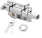 Serratura meccanica antifurto in ferro resistente, per porte in ferro, porte in legno e recinzioni (destra)