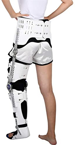 LBJDJYB Ortesis de Rodilla, Ortesis Ajustable de Apoyo a la Rodilla Post Operatoria Protector Inmovilizador, Férula de Pierna Completa Estabilizadora De Rodilla para Lesiones Deportivas Protege