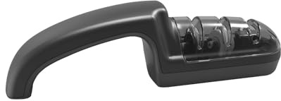 ZDAGELD Affilacoltelli Versatile con Base Antiscivolo, Strumento Multifunzione Rapido e Sicuro per, Coltello Tascabile, Lame Seghettate, Forbici