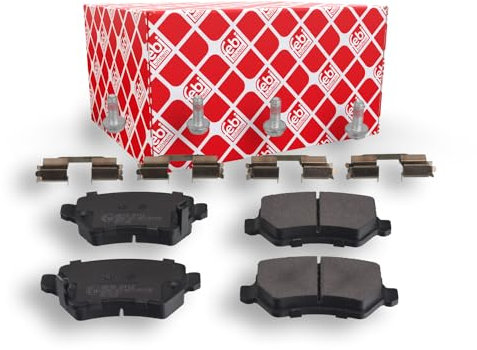 febi bilstein 16512 pastiglie freno con materiale di fissaggio, 1 unità