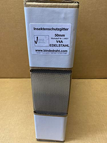 Neu Insektenschutzgitter aus EDELSTAHL V4A 50mm x 5m Vogelschutzgitter