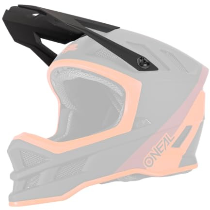 O'NEAL | Ersatzschirm Fahrrad-Helm | Mountainbike MTB | Ersatzschirm für den Blade Helmet Hyperlite Charger V.22 | Visor Blade Helmet Hyperlite Charger V.22 | Erwachsene | Rot Orange