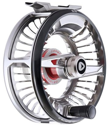 Greys Tital Fly Fishing Reel | Large Arbor Fly Reel for Freshwater Fishing | Smooth Retrieve & Secure Spool Release | Carbon Disc Drag | Precision Bar Stock | Reel Pouch | 3/4