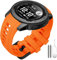 ANBEST Compatibile con Instinct 2S Cinturino, Braccialetto Sport di Ricambio in Silicone Adatto per Instinct 2S Solar Smart Watch, Arancione