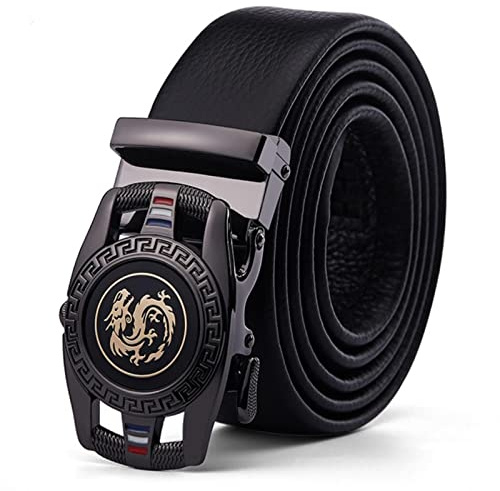HCMA Echtes Leder Automatik Herren Gürtel Luxus Strap Gürtel für Herren Designer Gürtel Herren Hochwertige Mode Gürtel Werbegeschenke