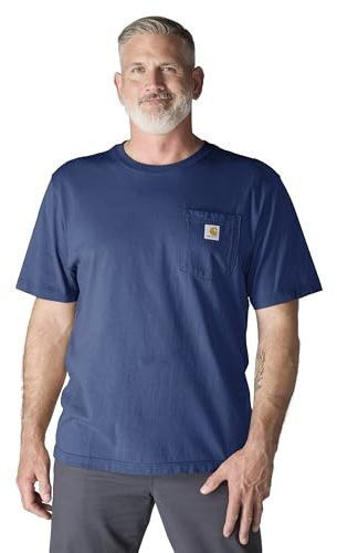 Carhartt Men's Iconic K87 Pocket T-Shirt, Lakeshore, 3X-Large
