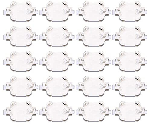 BAIRU Lot de 20 piles bouton CR1616 CR1620 CR1625 CR1632 LIR1625 LIR1632 LIR1616 LIR1616