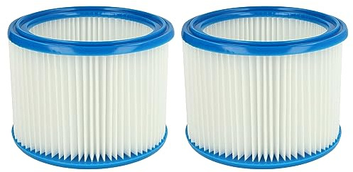 vhbw Filterset 2x Faltenfilter kompatibel mit Makita 446LX | 440-445, 83203BJA Staubsauger - Filter, Patronenfilter