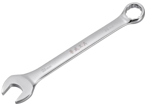 QUARKZMAN 28mm 12 Punti Chiave Combinata a Scatola Aperta con Finitura Cromata, Cr-V