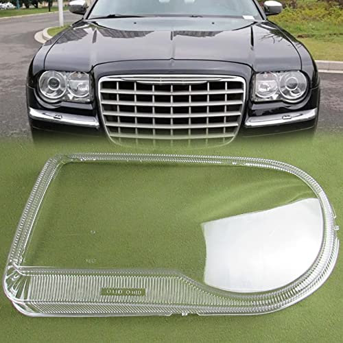 ORCOW Scheinwerferglas für Chrysler 300C 2004-2011, Autoscheinwerfer Links Rechts Abdeckungsersatz, 1 StüCk,Left-1-pcs
