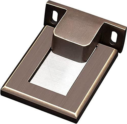 Türstopper Starker magnetischer, unsichtbarer Bodenmontage-Türstopper aus Messing, Türstopper for die Stanzmontage, höhenverstellbarer Türstopper aus schwarzer Bronze, Wandmontage, for Badezimmer-Küch