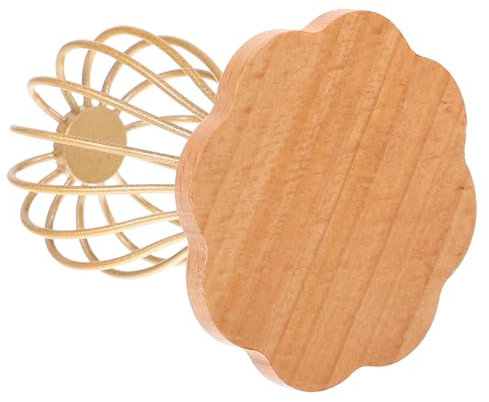 Gogogmee Puppenhaus-Holztisch Dekoration Schlafzimmer Living Room Decoration holzmöbel wohnzimmerdeko Dekoration für Miniaturhäuser esstisch Seitentische Puppenhausmöbel Mini-Teetisch