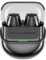 SoundPEATS Clear Dot Wireless Earbuds Bluetooth 5.3, In Ear Earphones Transparent Design with Microphones, 27 Hours Playtime IPX4 Waterproof, APP Control for Commute, Sports Black