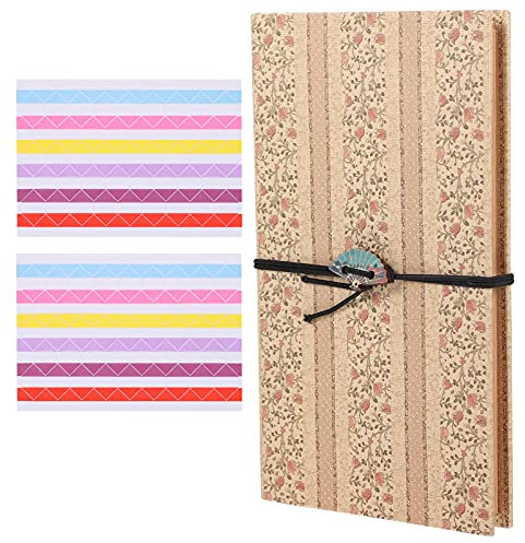 Cabilock Faltbare Seiten Fotoalbum Handgeklebtes Scrapbook-album Einfaches Umblättern Für Retro Und Kreativ Für Events