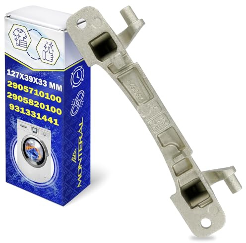 Charniere Porte Machine a Laver 127x39x33mm 2905710100 931331441 pour Smeg