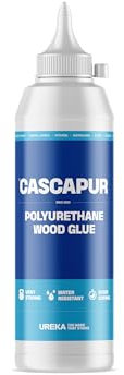 Cascapur Fast Cure D4 Waterproof PU Adhesive Glue, Bonds in 10 Minutes, Gap Filling, Bonds Tropical Hardwood, Modified Timber, Joinery, and Marine Applications – 125ml.