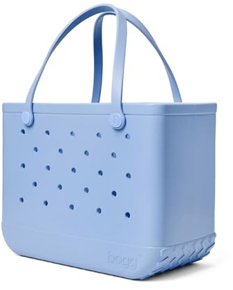BOGG BAG Original Large Tote – 19” x 14” x 9” – Durable, Washable, Tip-proof – Beach, Pool, Boat, Work, Sports (Carolina on My Mind)