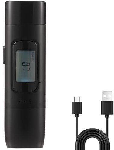 Alcohol Breathalyzer Tester, No Need for Mouthpieces, Breathalysers Portable Digital LCD Screen Alcohol Testing Kits, High Accuracy for Home Personal and Professional Use Smart Voice Guidance