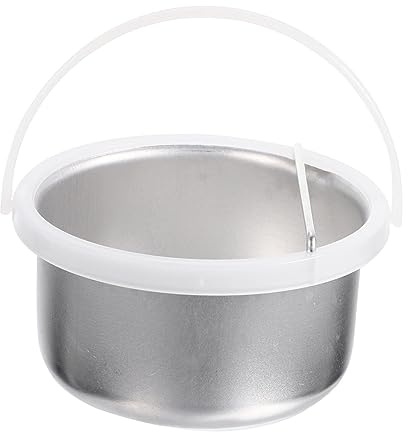 ORFOFE Aluminum Wax Melting Container Hair Removal Wax Warmer Pot for Beauty Salon and Home Use