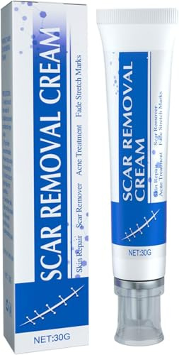 Gel réparateur de cicatrices, vergetures, cicatrices hypertrophiques, crème de soin pour brûlures et échaudures