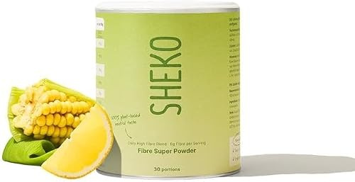 SHEKO Fibre Alimentari in Polvere - Integratore di Fibre Solubili - 300g
