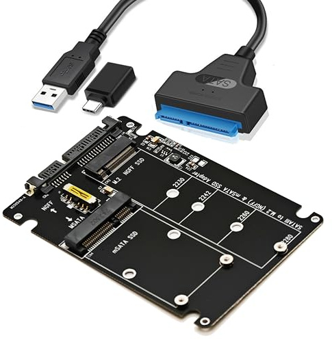 Sintech USB 3.0 M.2 (NGFF) SATA3 SSD External Case Card Interno unidad de disco óptico