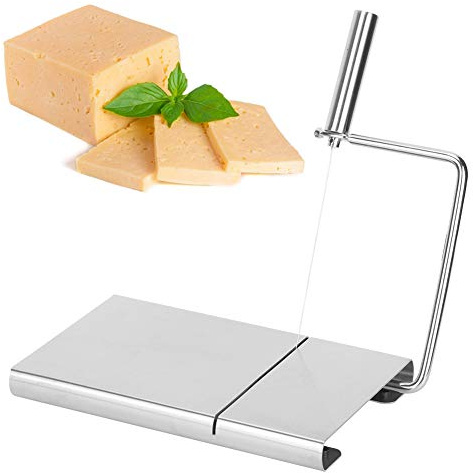 Drahtkäseschneider,Käseschneider,Drahtkäseschneider zum Schneiden,Käseschneider Edelstahl Käseschinken für Butter Küchenutensilien