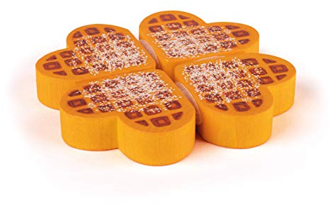 Erzi 13265 Waffeln zum Teilen aus Holz, Kaufladenspielzeug für Kinder | Kaufmannsladen, Rollenspiele, Kreative Spielwelten gestalten