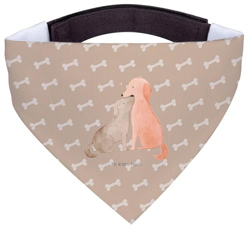Mr. & Mrs. Panda Hundehalstuch M Hunde Liebe - Geschenk, Sprüche, Herz, Mittelgroße, Verliebt, Halstuch, Vertrauen, Tuch, Mittel, Hund