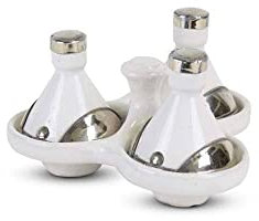 Tajine mini Weiß mit Metall 3-teilig