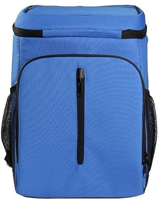 Kühlrucksack Kühlschrank Flaschenkühltasche Outdoor Strand Thermotasche for Bier(34 Blue)