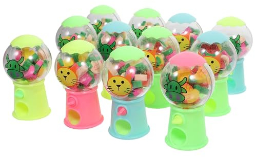 ibasenice Eraser Dispenser Machine for Kids Mini Gasket Toy Compact Size School Stationery Classroom Supplies and Party Favors Set of 12