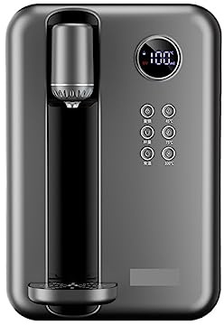 Calentador de Agua instantáneo Máquina De Beber Instantánea For El Hogar Montada En La Pared, Purificador De Agua Inteligente, Dispensador De Agua Fría Y Caliente 220 con Filtro avanzado (Color : Gre