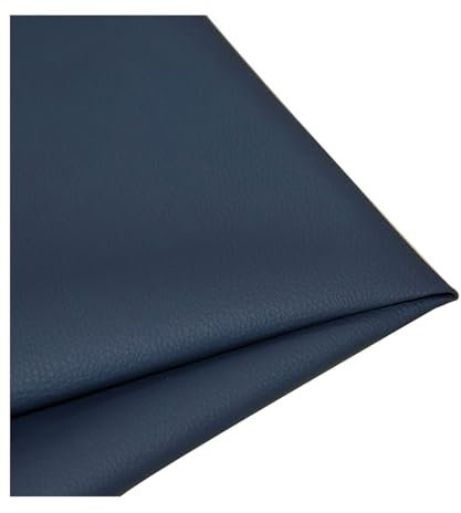 Kunstleder Polsterstoff Kaschiert Meterware MöBelstoff FüR SäMtliche Polsterarbeiten,Autos,Boote,Dekorationen 160cm Breit 1m Meterware verkauft (Size: 1.6x1m)(Navy,1.6X2m)