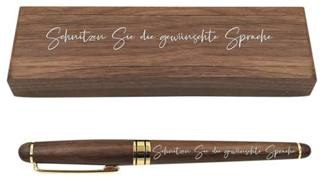 Generisch Personalisiertes Füllfederhalter mit Text Gravur Hochwertiger Füllfederhalter mit Ihrer Gravur Feder Personalisiertes Geschenk zu Weihnachten, Bachelor