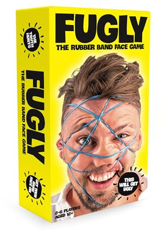 Menkind Fugly The Rubber Band Face Challenge Know Your Mates Dare Adult Party Card Game