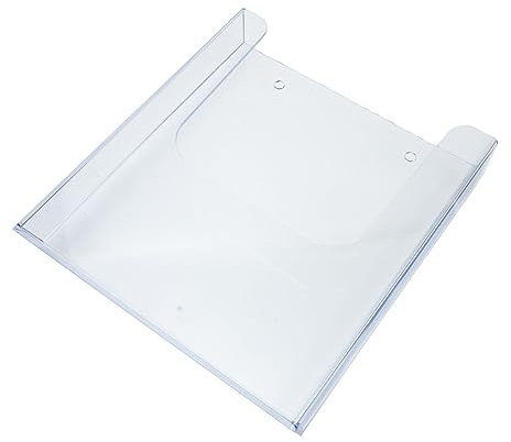 MAGICLULU Transparenter Wandmontierter Briefhalter Aus Acryl Hochkapazität Dokumentenorganizer Für Büro Magazine Ablage Veranstalter