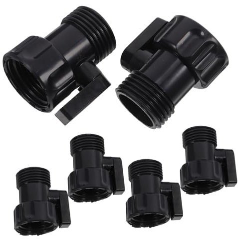 FUNOMOCYA 6pcs Hose Shutoff Valve Expandable Hose Repair Kit Flexible Connector Extender for Garden Shutoff