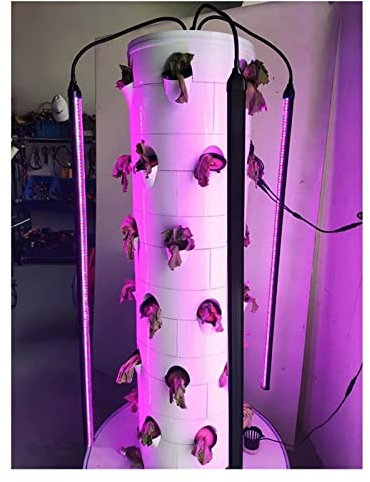 Kit sistema di coltivazione idroponica, 5pcs giardino fai da te balcone piantagione di fragole fioriera in vaso fattoria serra di coltivazione verticale tazze di colonizzazione PP per la cura e l'irri