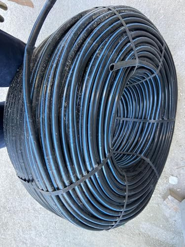 Plastic Puglia Ala Gocciolante ø 16 mm Passo 30 cm con Gocciolatore Doppio Foro, Rotolo da 400 mt, Tubo In Polietilene per Irrigazione a Goccia